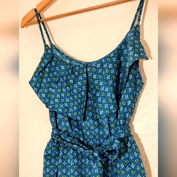 GAP Elegant Blue Patterned Dress - Picture 5 of 8